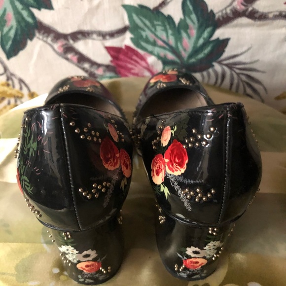 Zara patent flowered heels - Picture 3 of 4